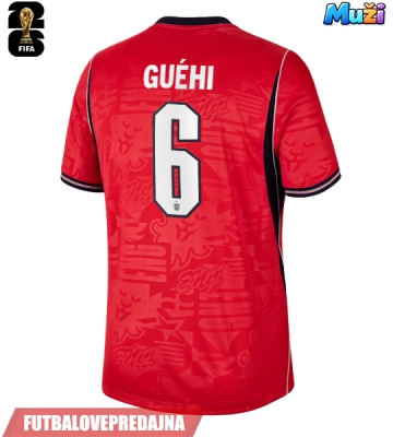 Lacne Muži Futbalové dres Anglicko Marc Guehi #6 MS 2026 Krátky Rukáv - Preč